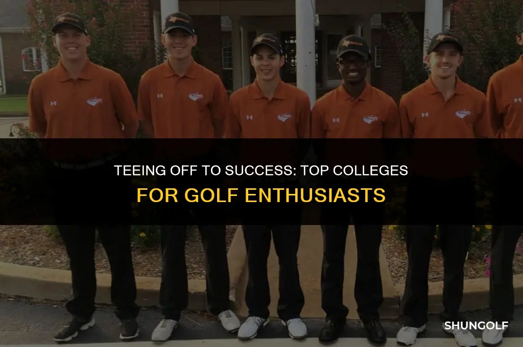 what are the best colleges for golf