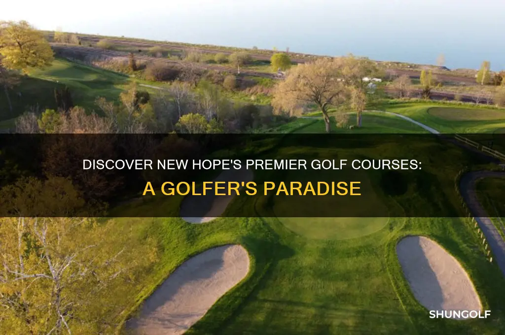 what are the best golf courses in new hope