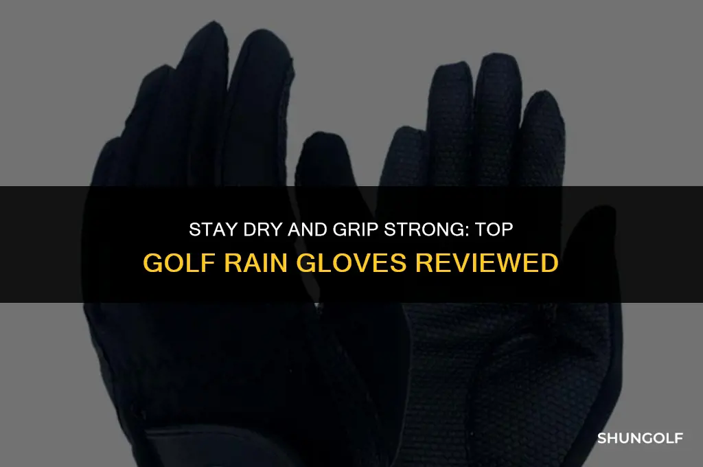 what are the best golf rain gloves