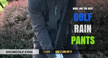Stay Dry on the Course: Top Golf Rain Pants Reviewed