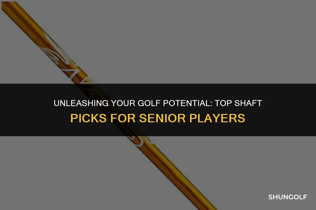 what are the best golf shafts for seniors