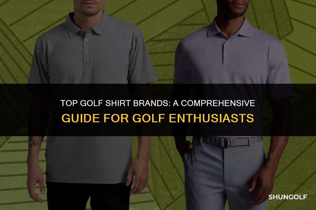 what are the best golf shirt brands