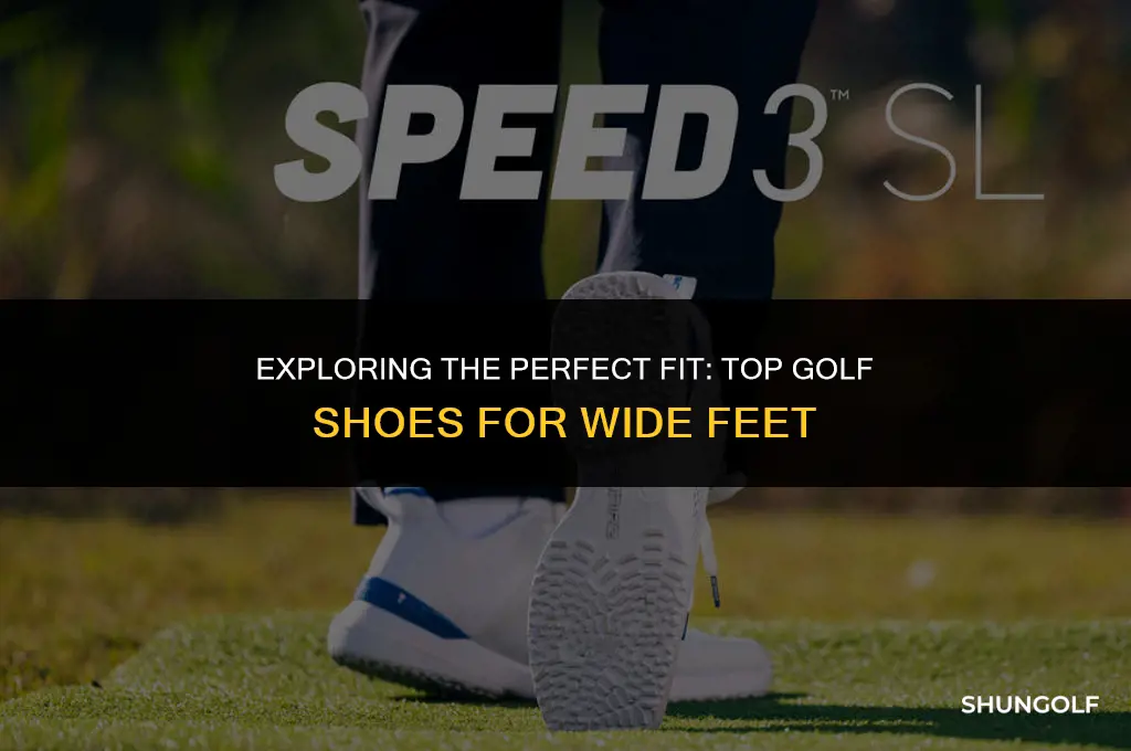what are the best golf shoes for wide feet