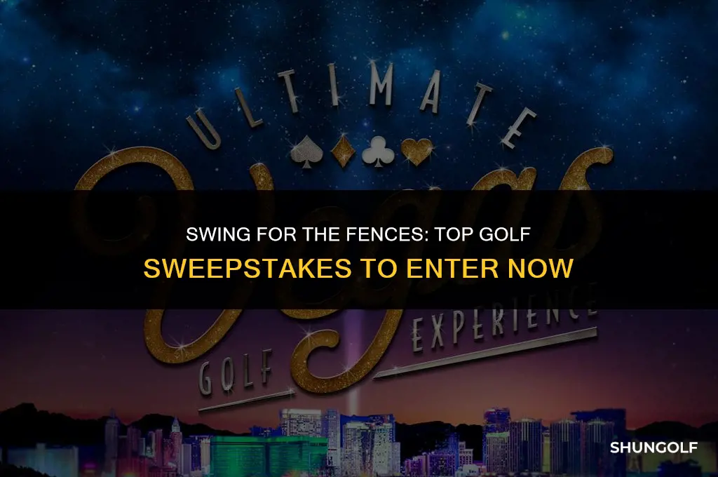 what are the best golf sweepstakes to enter