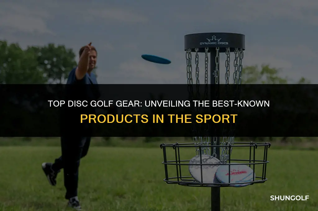 what are the best known disc golf products