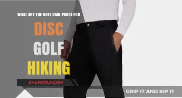 Stay Dry on the Course: Top Rain Pants for Disc Golf Hiking