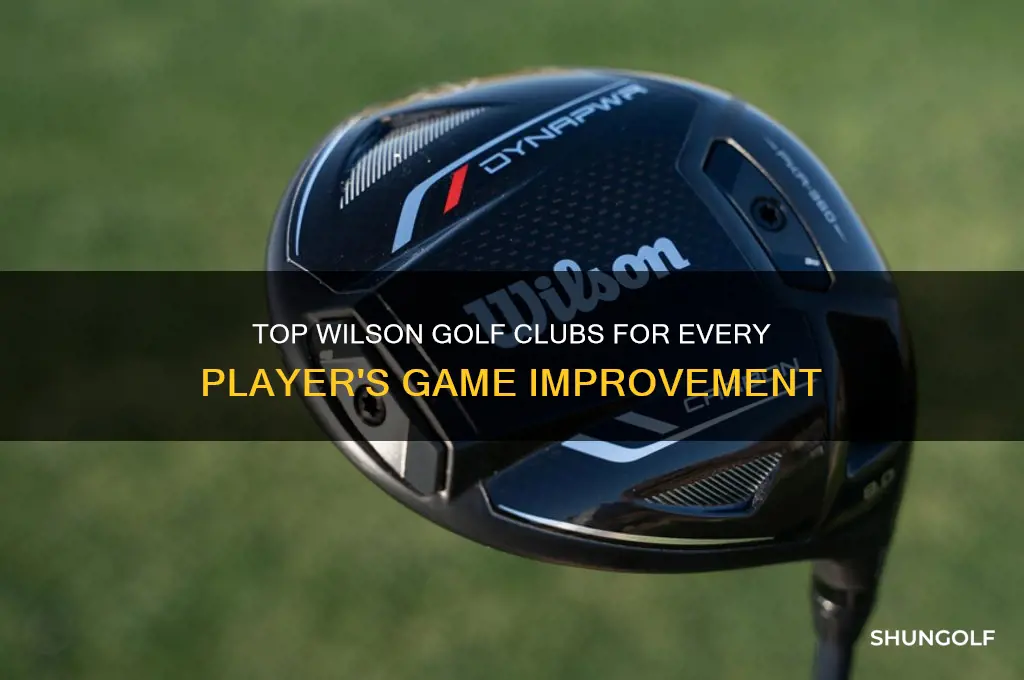 what are the best wilson golf clubs