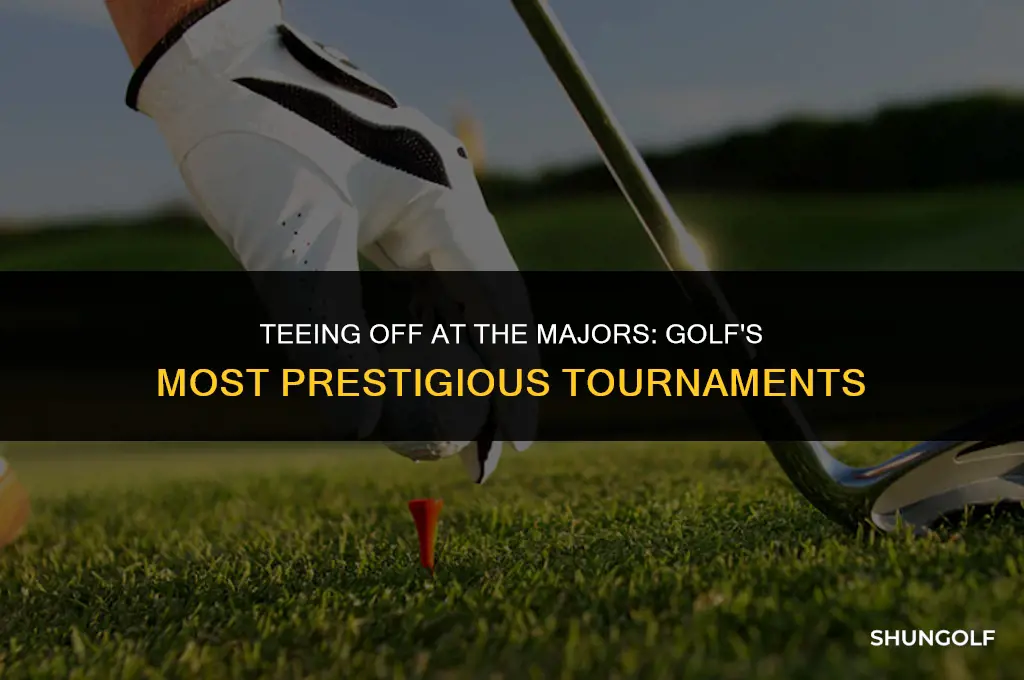 what are the biggest golf tournaments