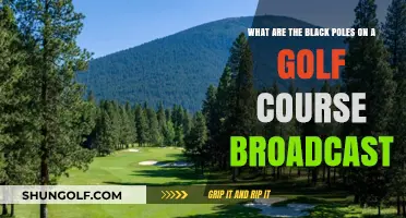 Understanding Golf Course Black Poles: Purpose and Broadcast Functionality