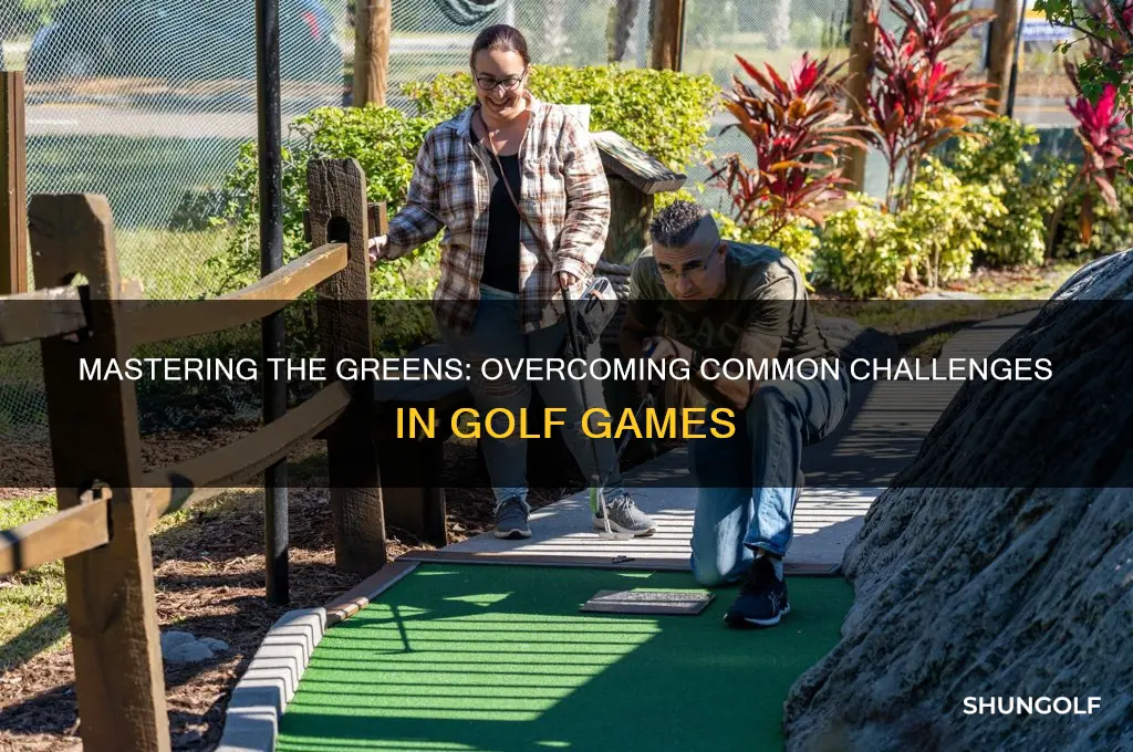what are the challenges in a golf game