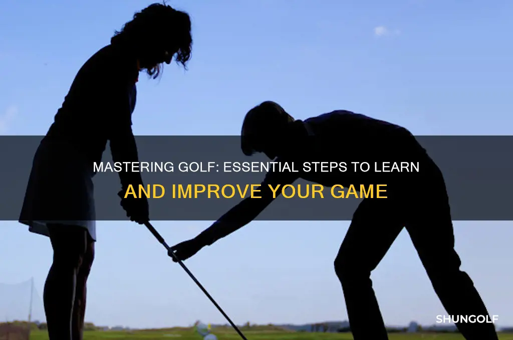 what are the common steps to learn golf