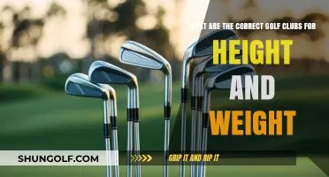Choosing the Right Golf Clubs Based on Height and Weight
