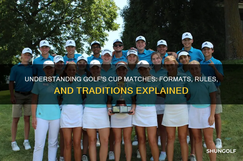what are the cup matches in golf