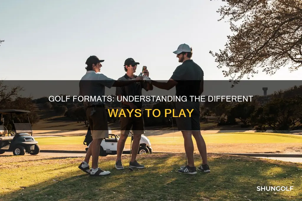 what are the different golf formats