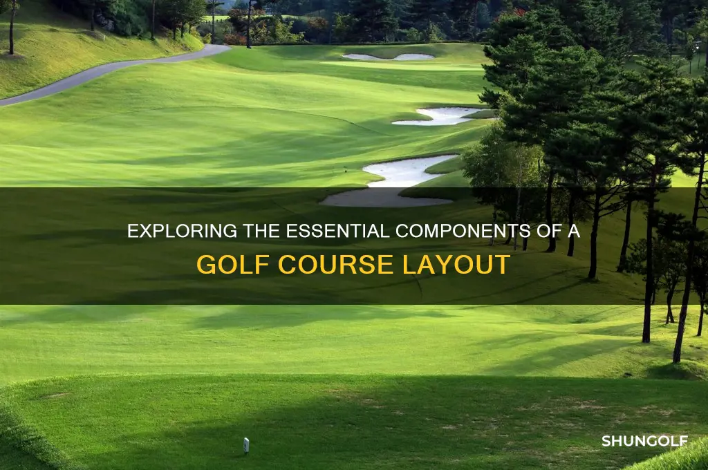 what are the different parts of a golf course