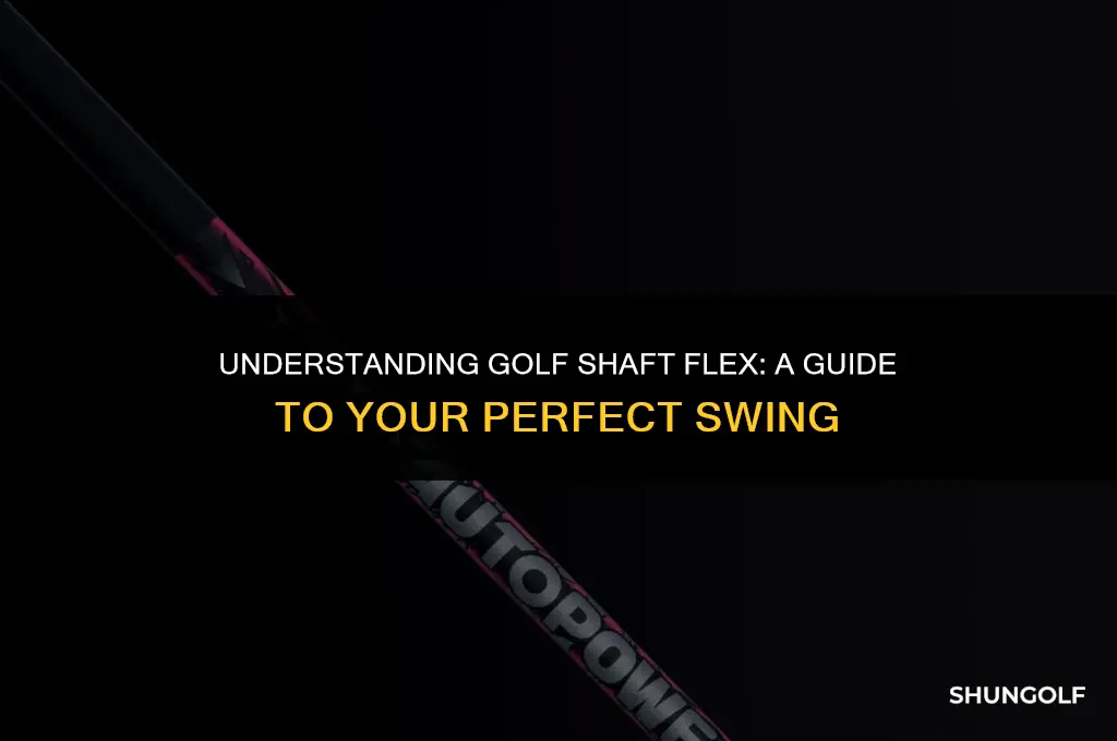 what are the different shaft flexes in golf