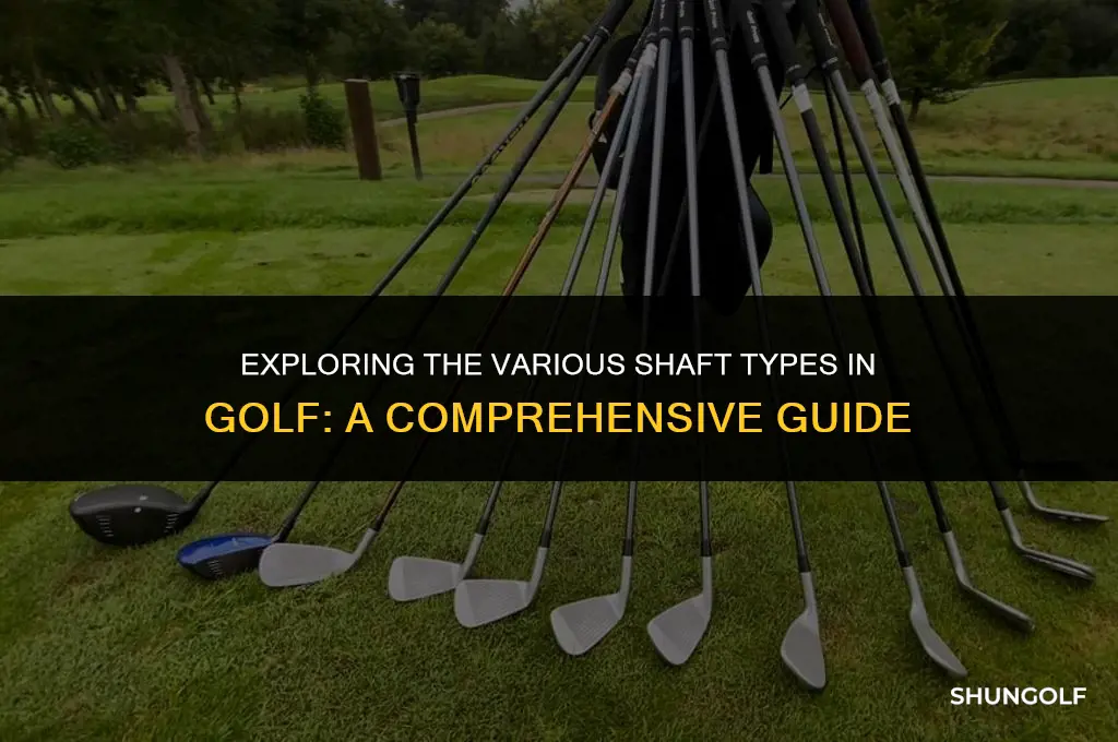 what are the different shafts in golf
