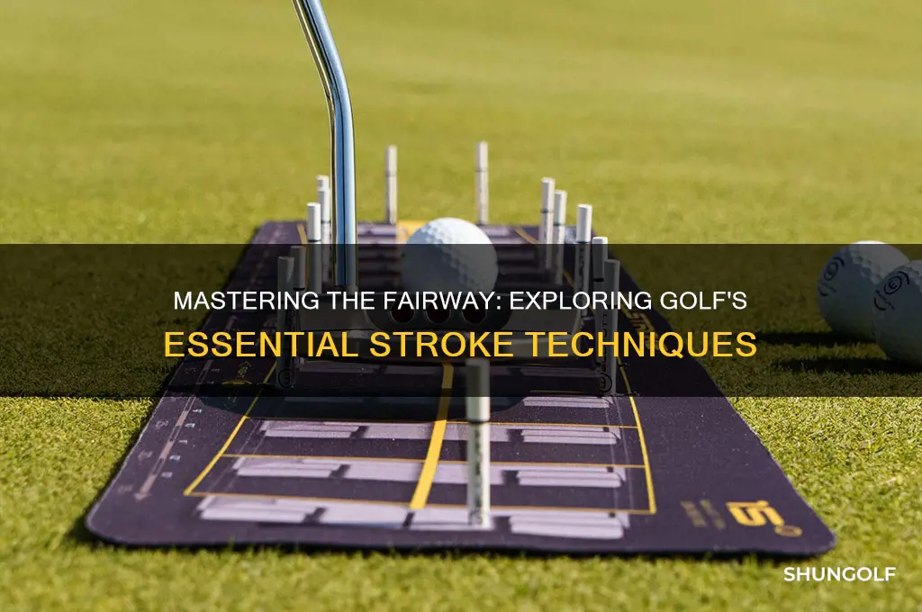 what are the different strokes in golf