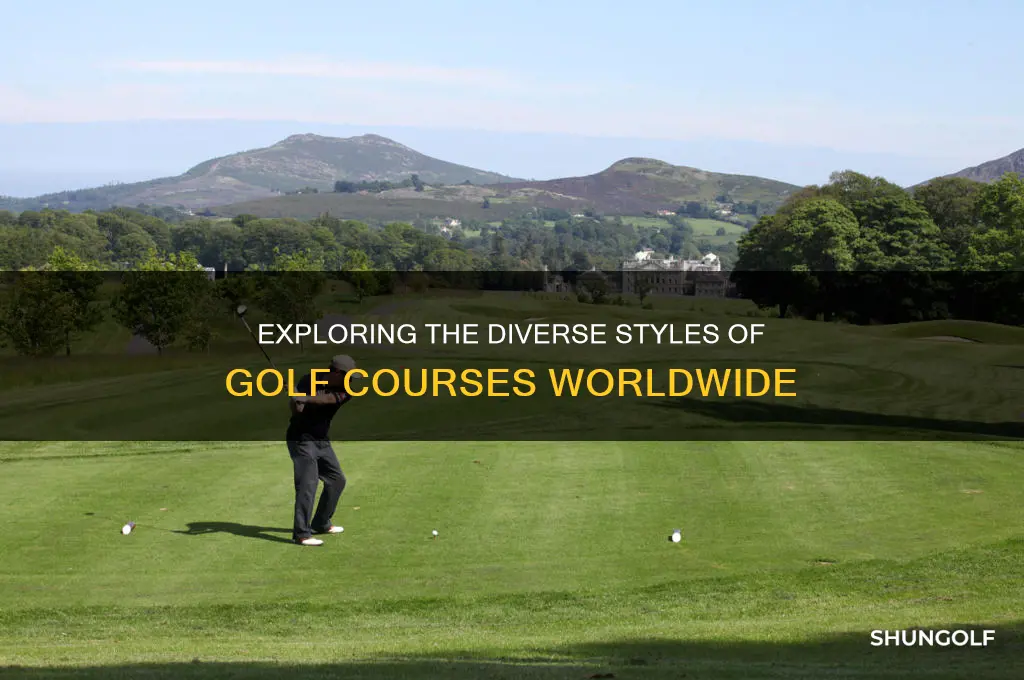 what are the different styles of golf courses