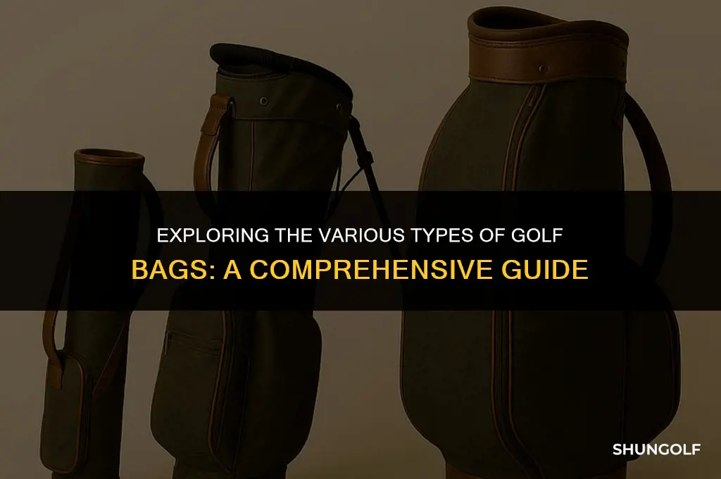 what are the different types of golf bags