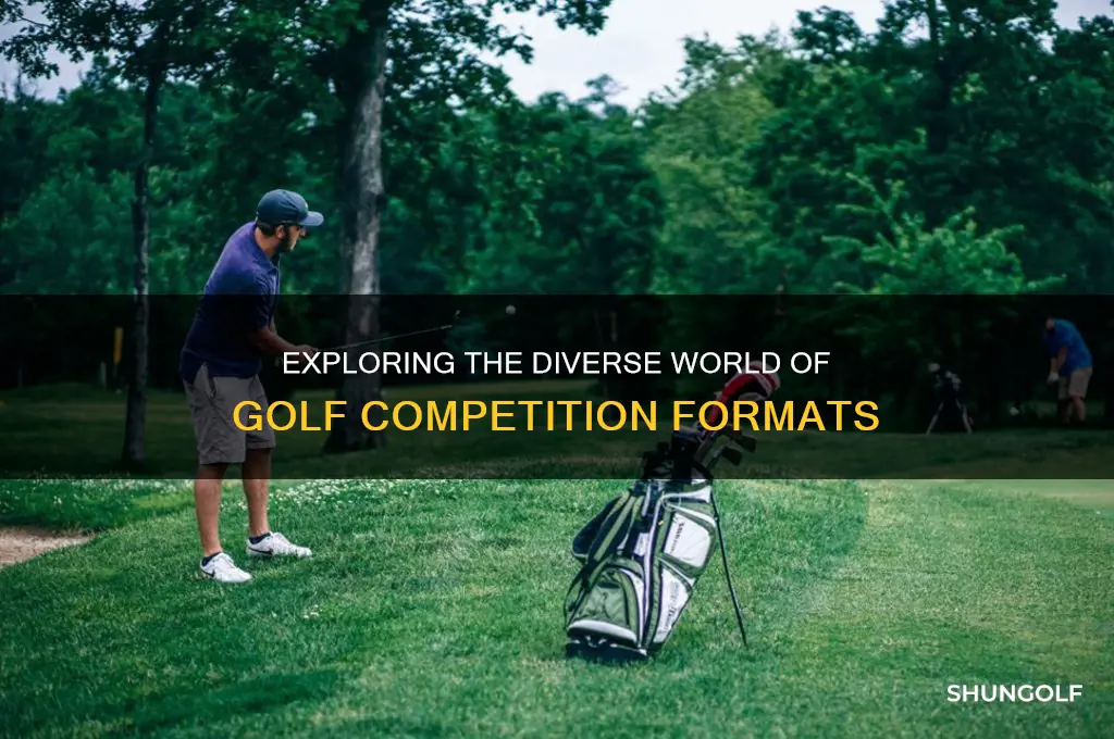 what are the different types of golf competitions