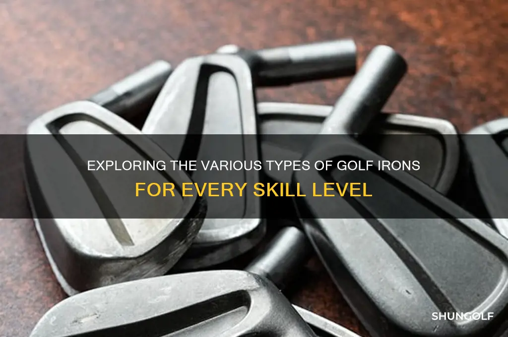 what are the different types of golf irons