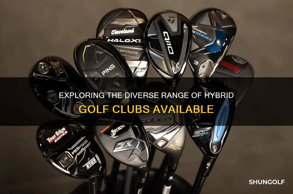 what are the different types of hybrid golf clubs