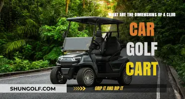 Club Car Golf Cart Dimensions: A Comprehensive Size Guide