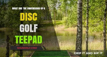 Exploring the Standard Dimensions of a Disc Golf Tee Pad