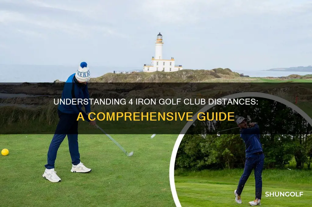 what are the distances 4 iron golf club