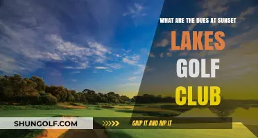 Sunset Lakes Golf Club Dues: Membership Costs and Benefits Explained