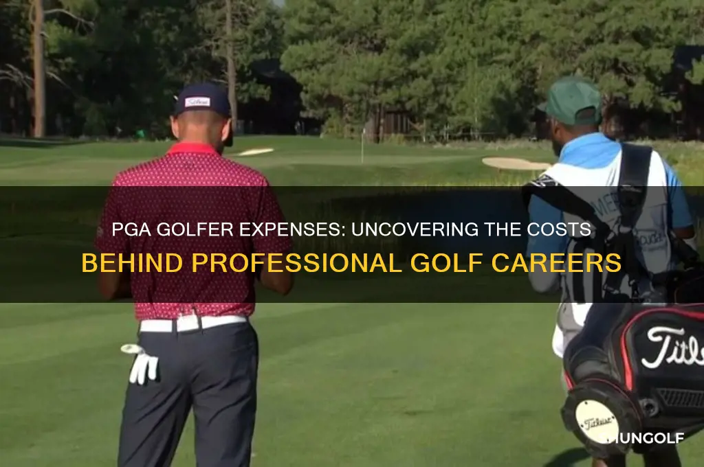 what are the expenses of a pga golfer