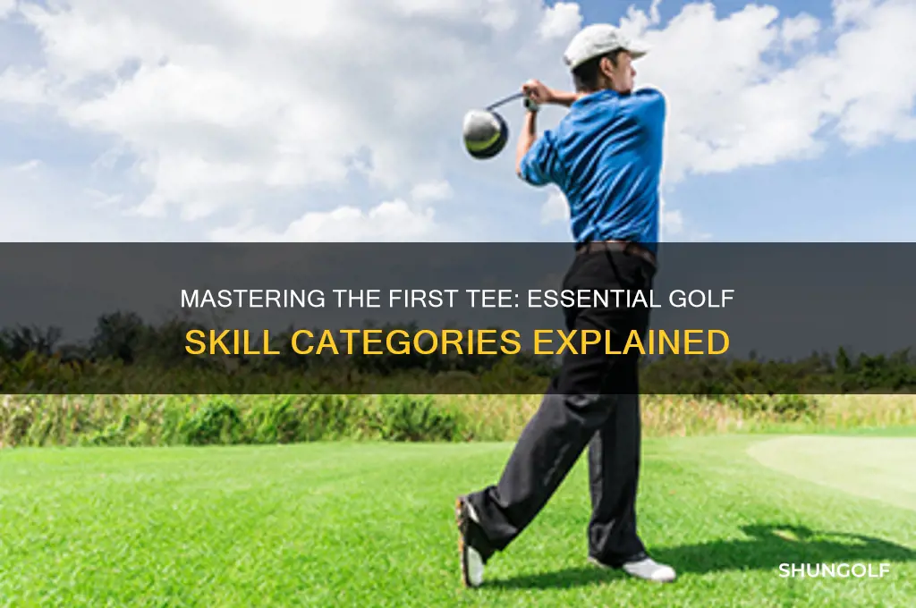 what are the first tee golf skill categories