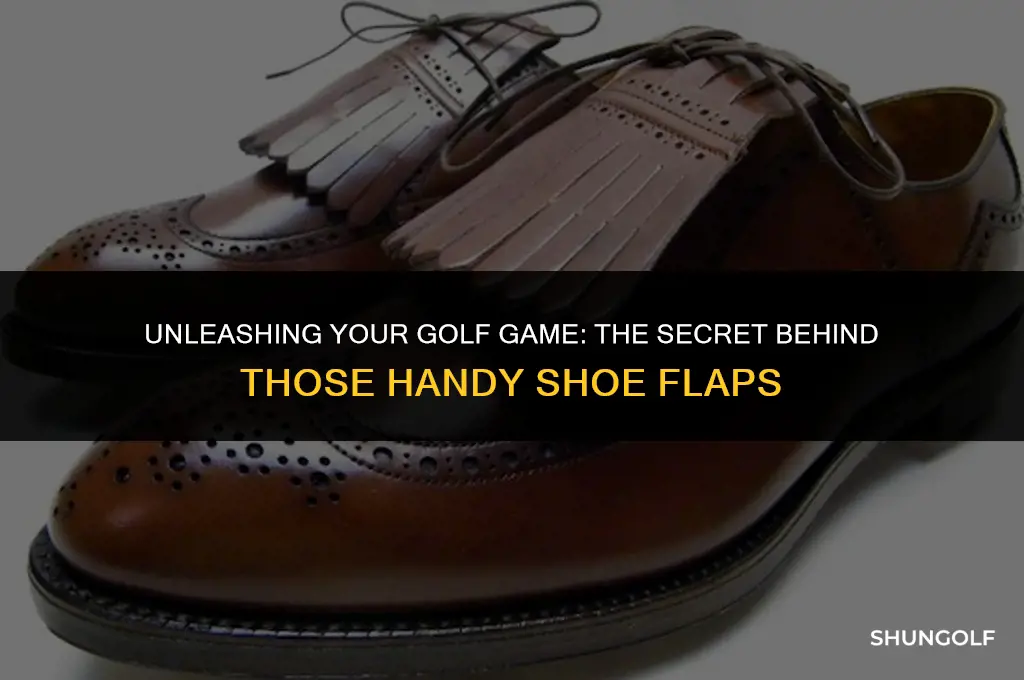 what are the flaps called on golf shoes