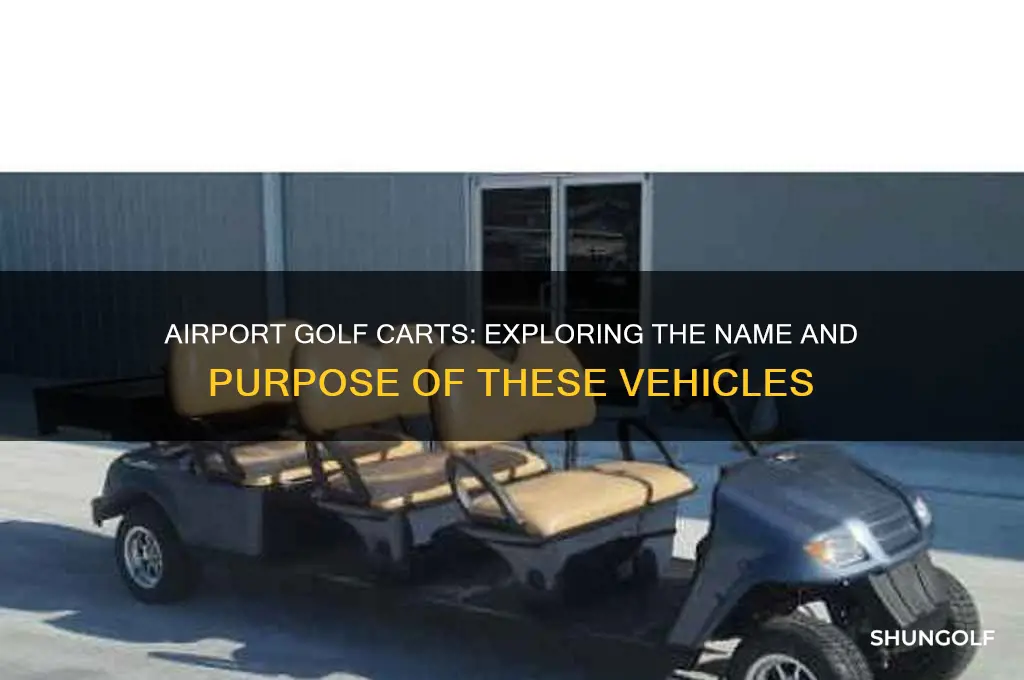 what are the golf carts in airports called