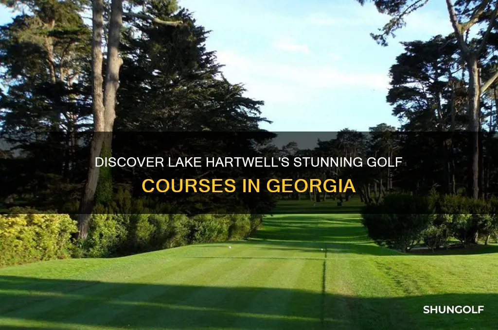 what are the golf courses around lake hartwell georgia