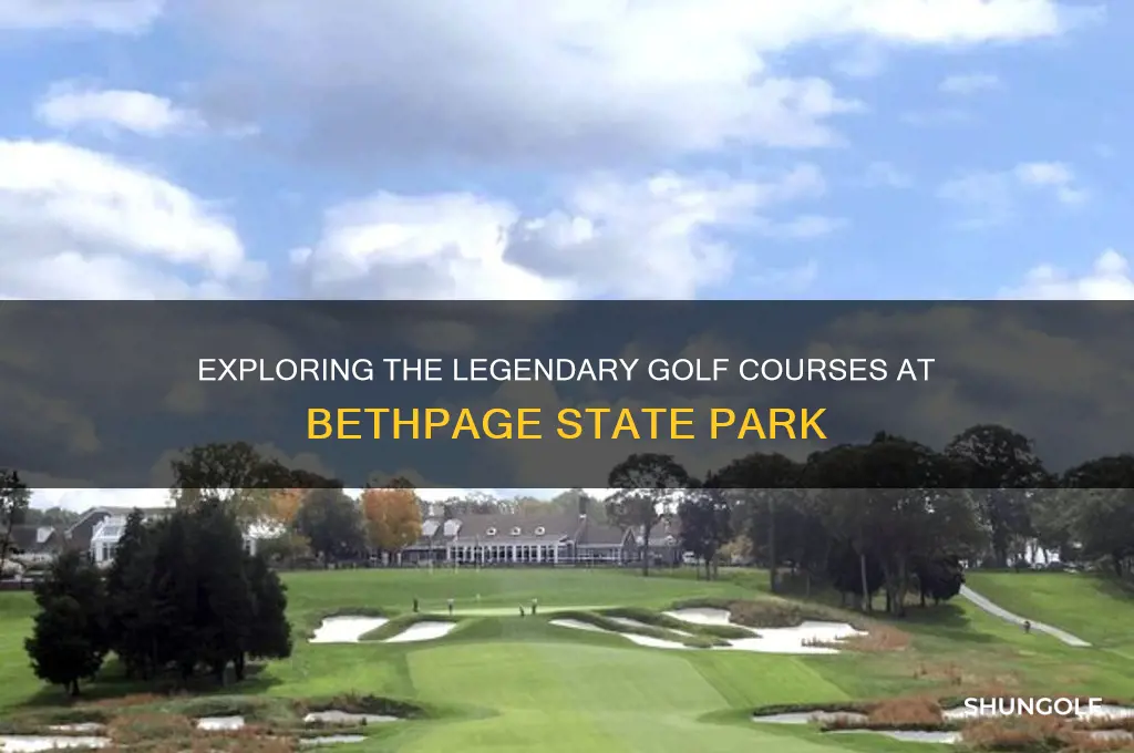 what are the golf courses called at bethypage