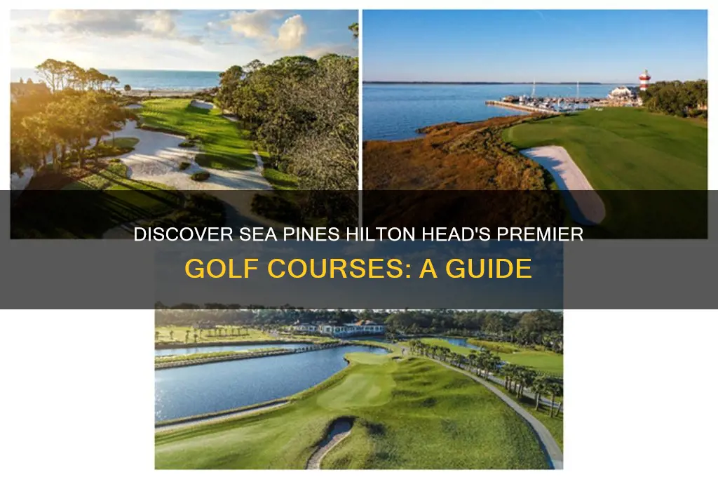 what are the golf courses in sea pines hilton head