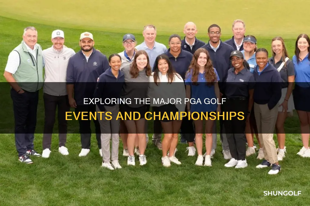 what are the golf events in pga
