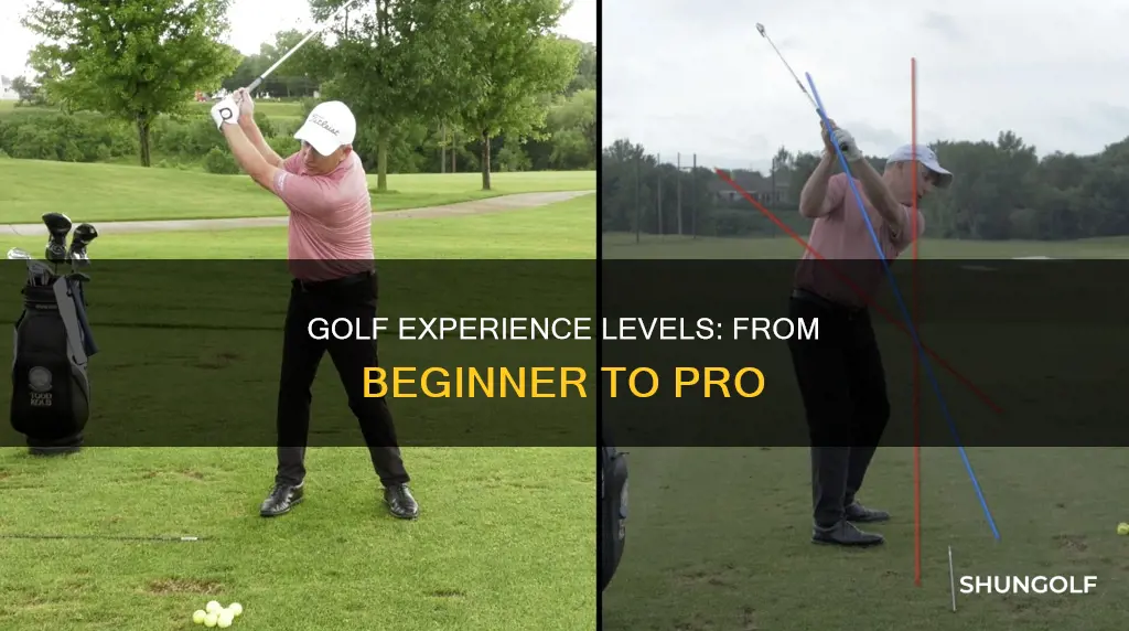 what are the golf experience levels