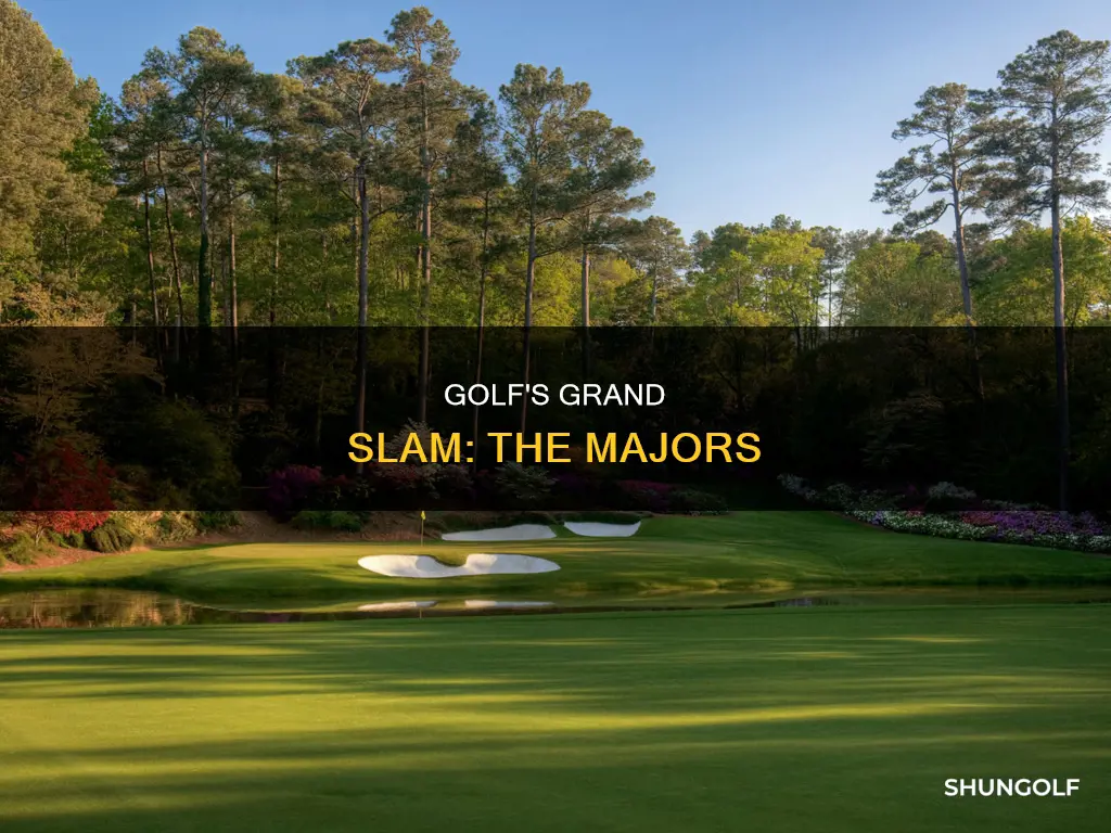 what are the golf major championships