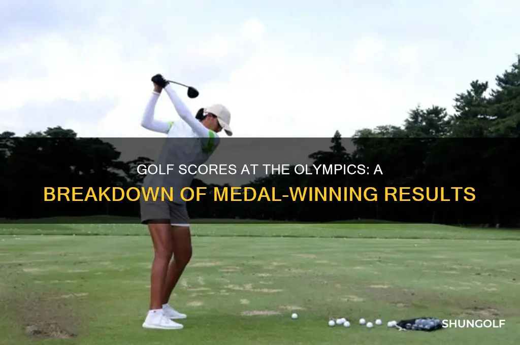 what are the golf scores at the olympics
