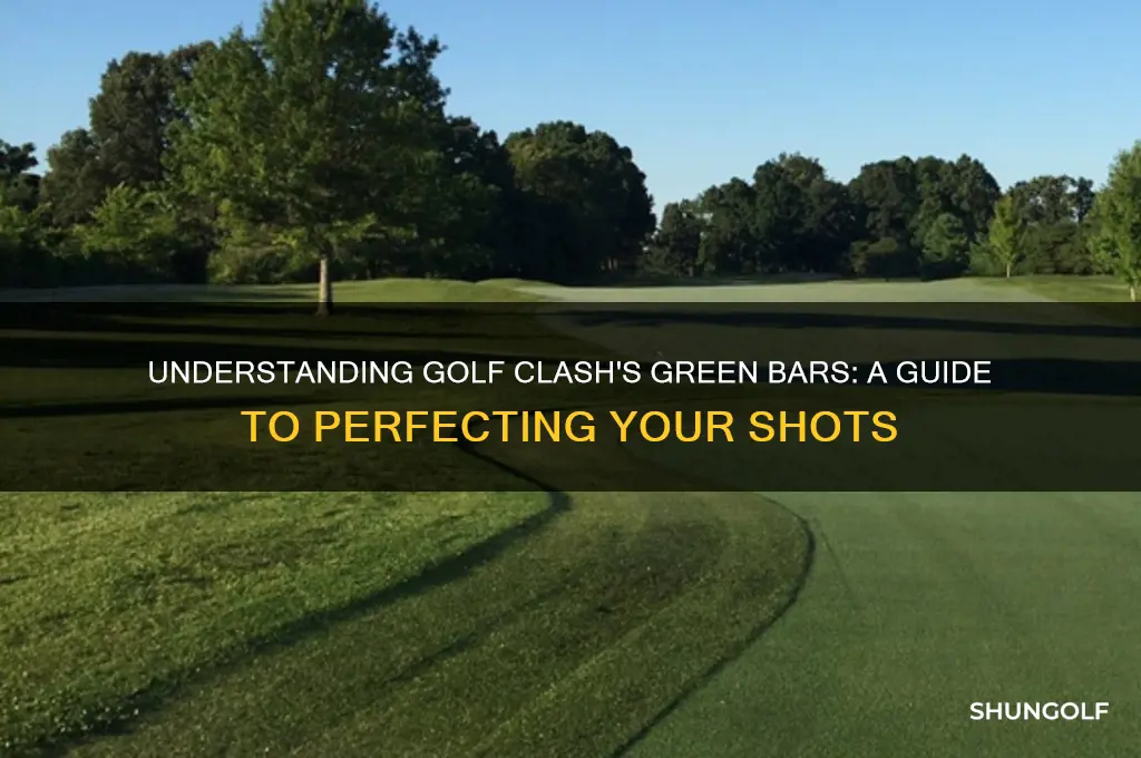 what are the green bars on golf clash