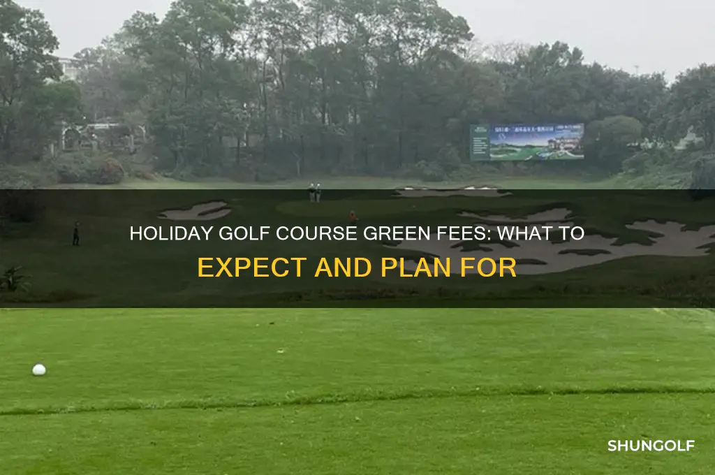 what are the green fees at holiday golf course