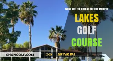 Menifee Lakes Golf Course Greens Fee: Pricing Guide for Golfers