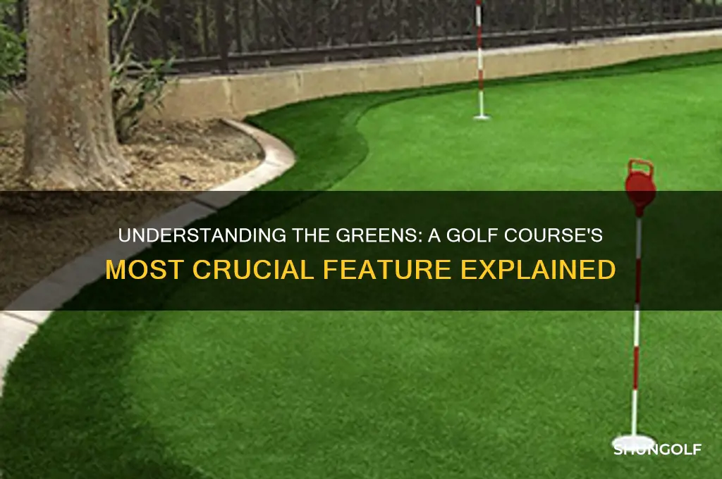 what are the greens on a golf course