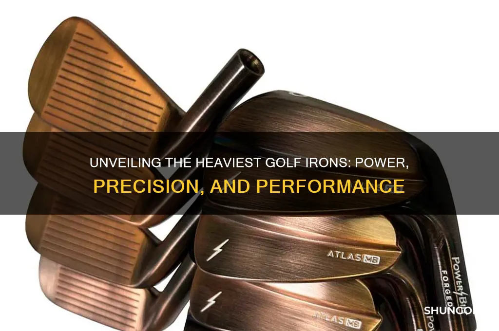 what are the heaviest golf irons