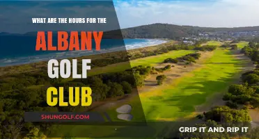 Albany Golf Club Hours: Your Guide to Tee Times and Access
