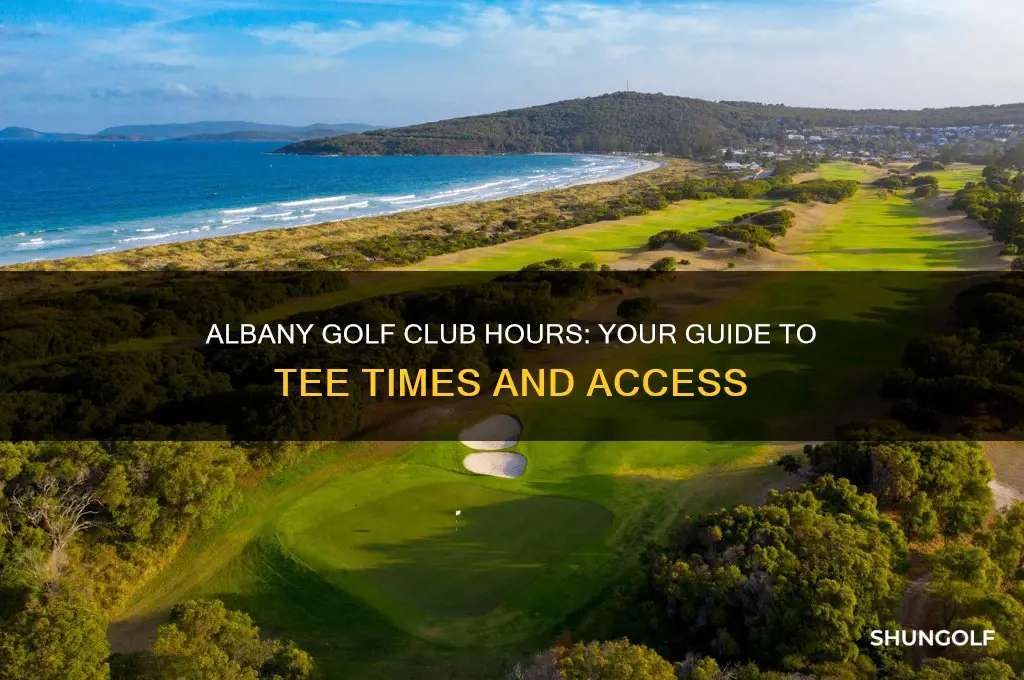 what are the hours for the albany golf club