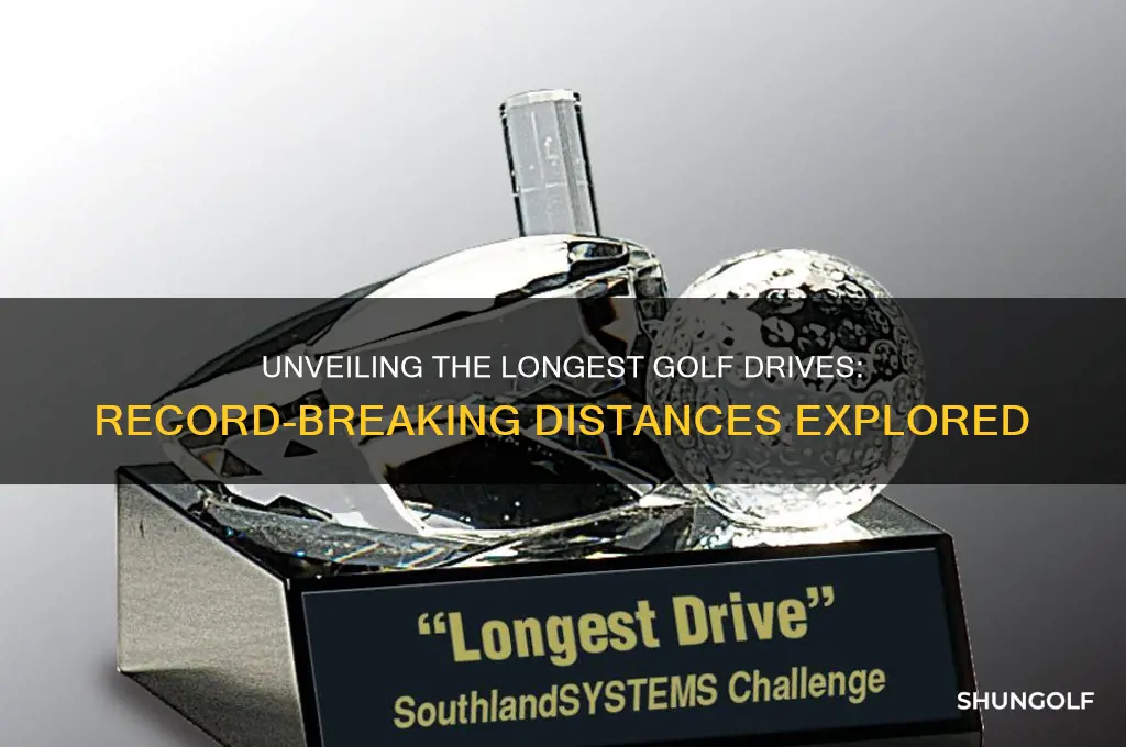 what are the largest driving golf distances